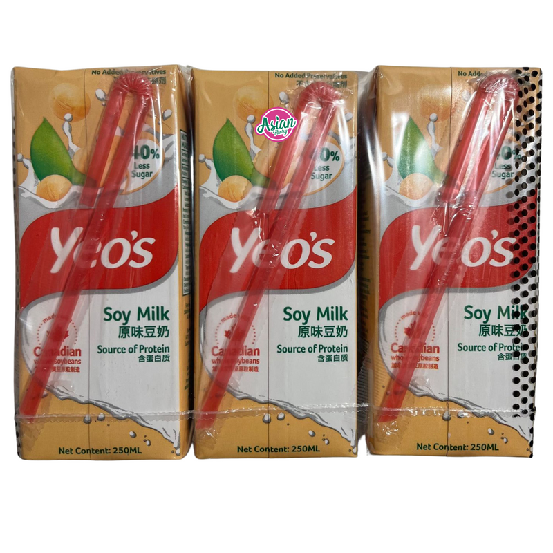 Yeo's Tetra Pak Soy Bean Milk (6 Pack) 1500ml