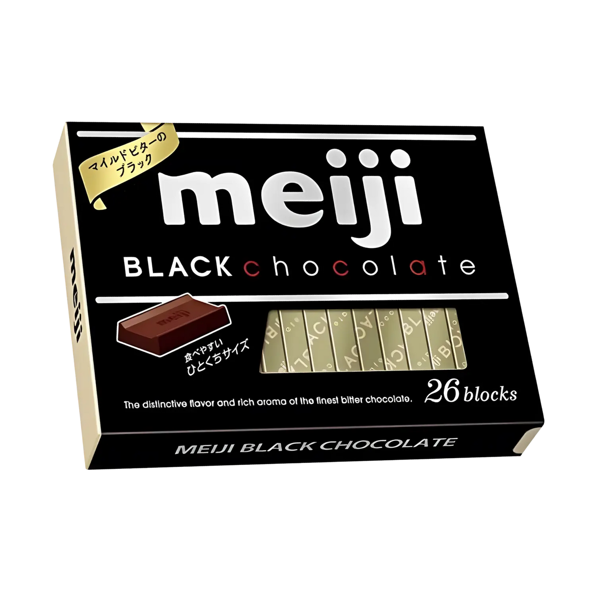 Meiji Black Chocolate Box 26 Blocks 120g