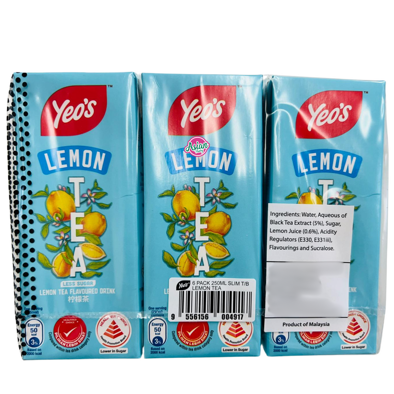 Yeo's Tetra Pack Lemon Tea (6 Pack) 1500ml