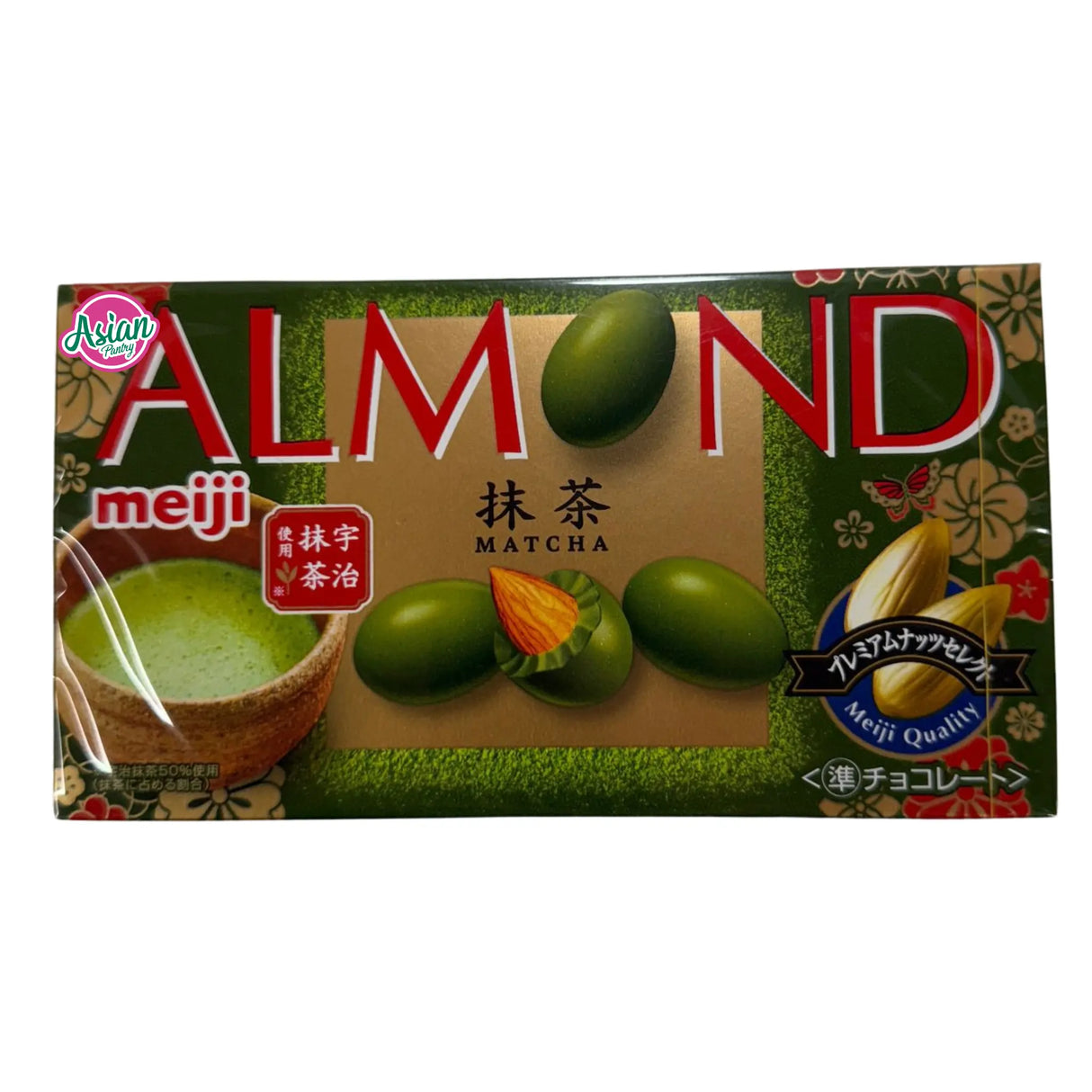 Meiji Almond Chocolate Matcha 58g