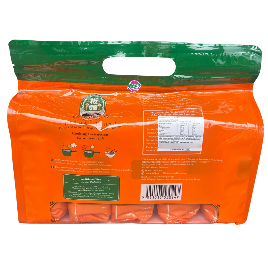 Oriental Kopi Authentic Soup Pan Mee Flavour 130g