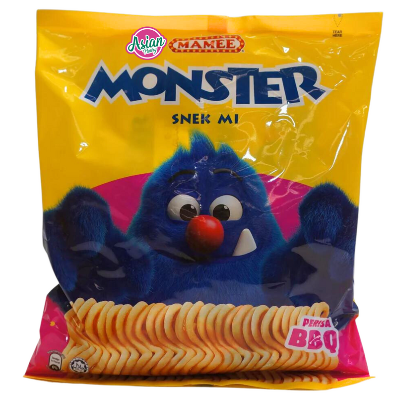 Mamee Monster Noodle Snack BBQ 8pk 200g