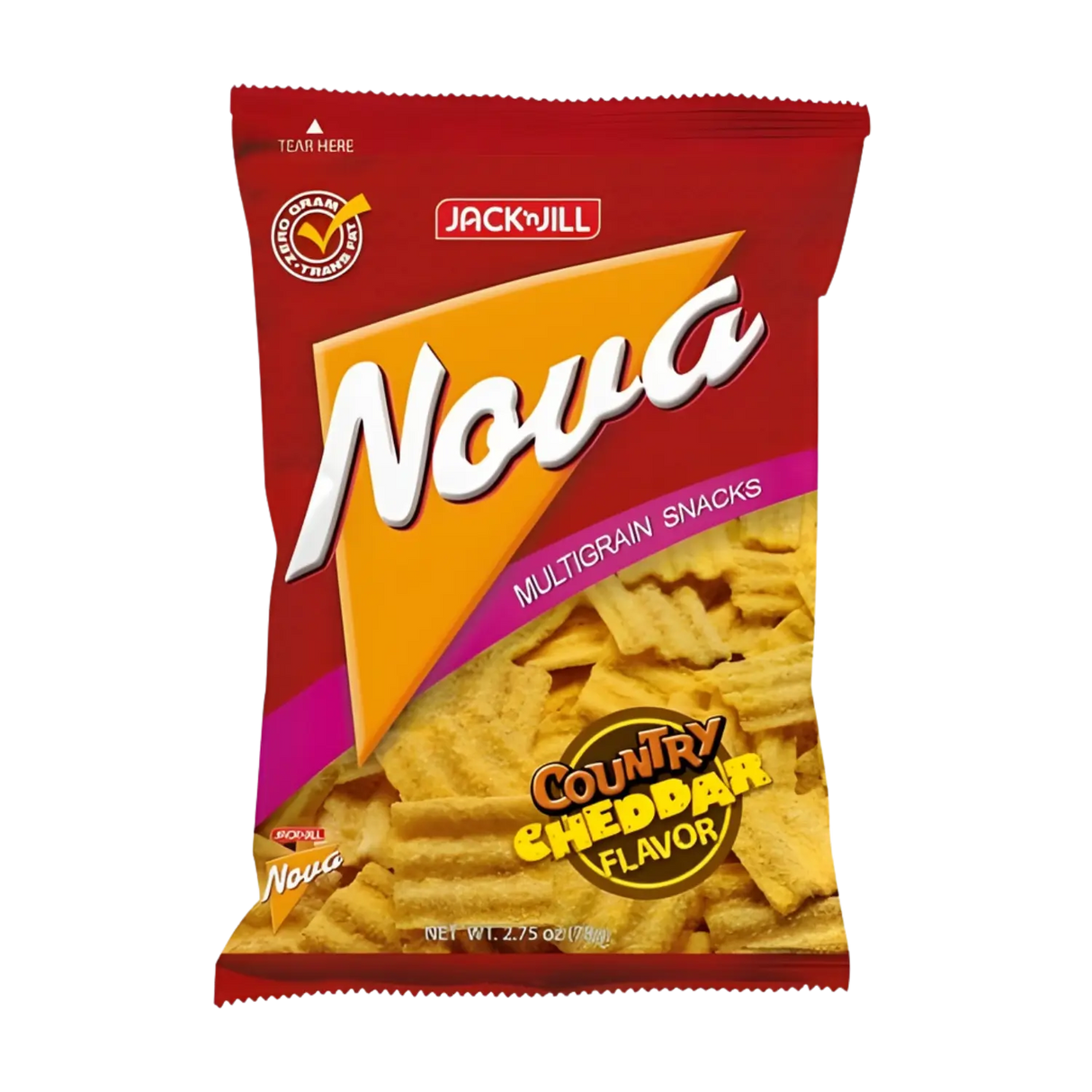 Jack&Jill Nova Chips Cheddar Flavour 78g