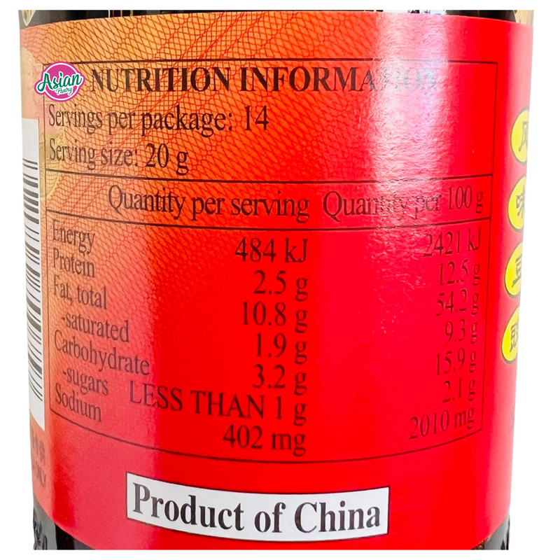 Laoganma Chilli Sauce with Fermented Soybean 280g