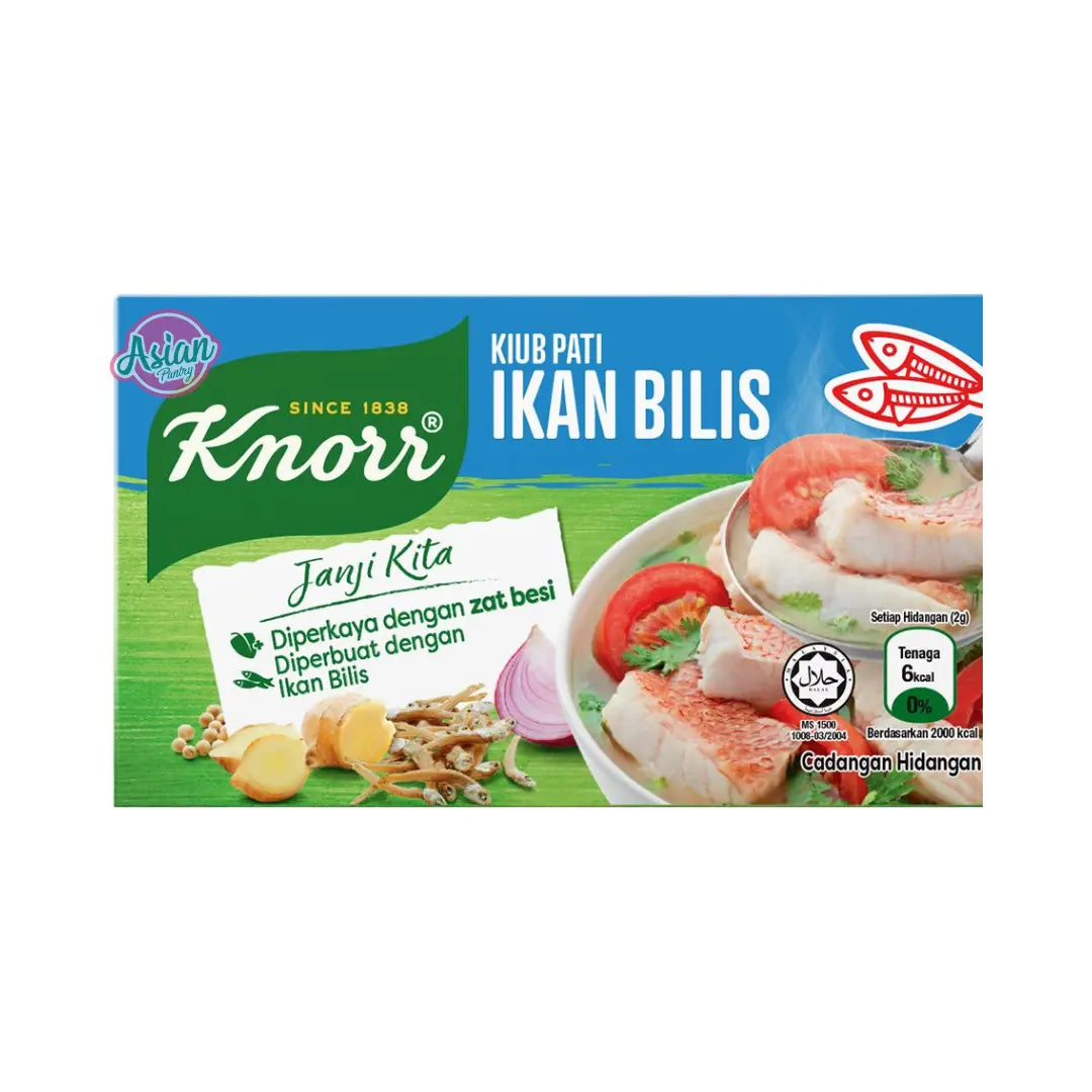 Knorr Knorr Anchovy Stock Cubes (Kiub Pati Ikan Bilis) 60g