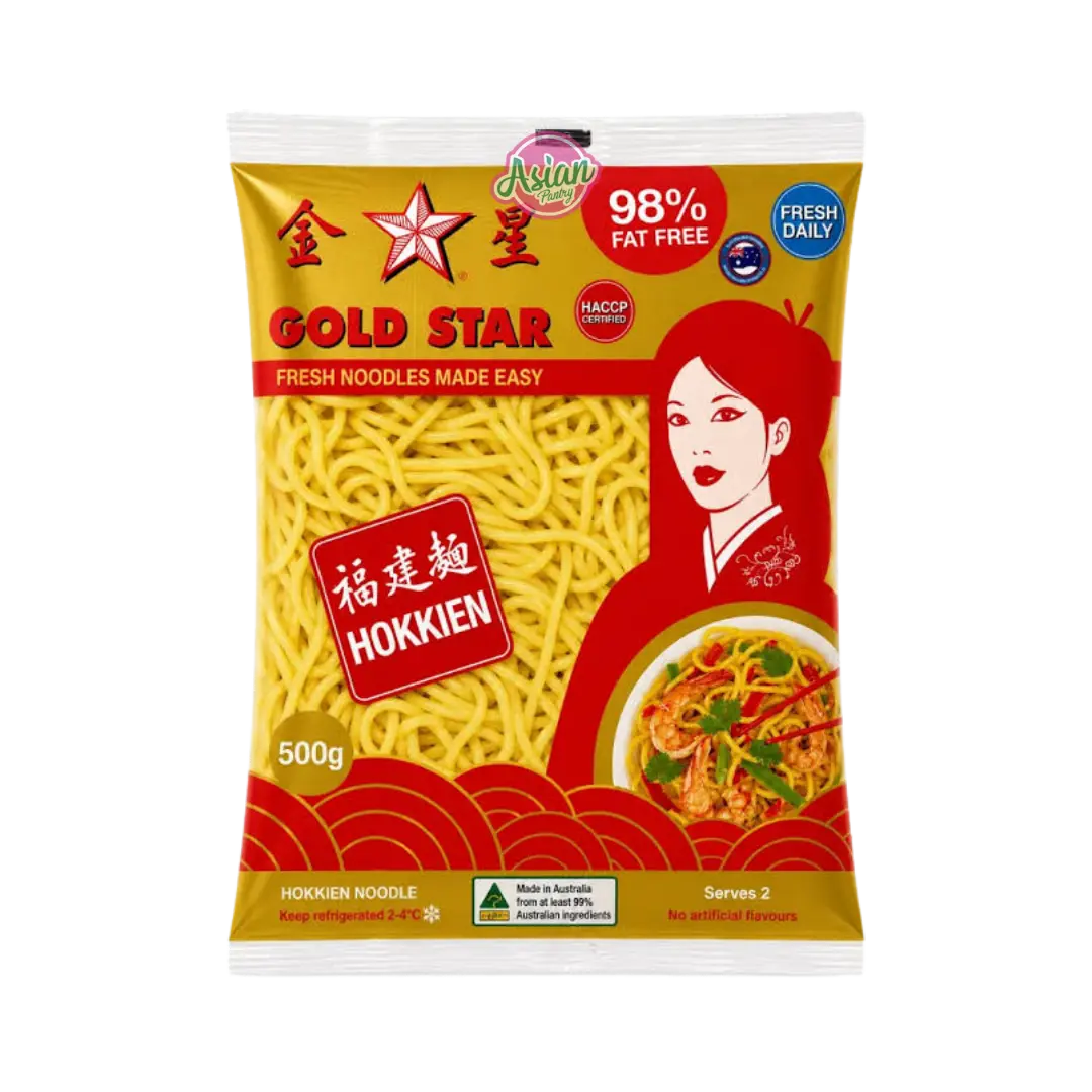 Golden Star Fresh Hokkien Noodles 500g