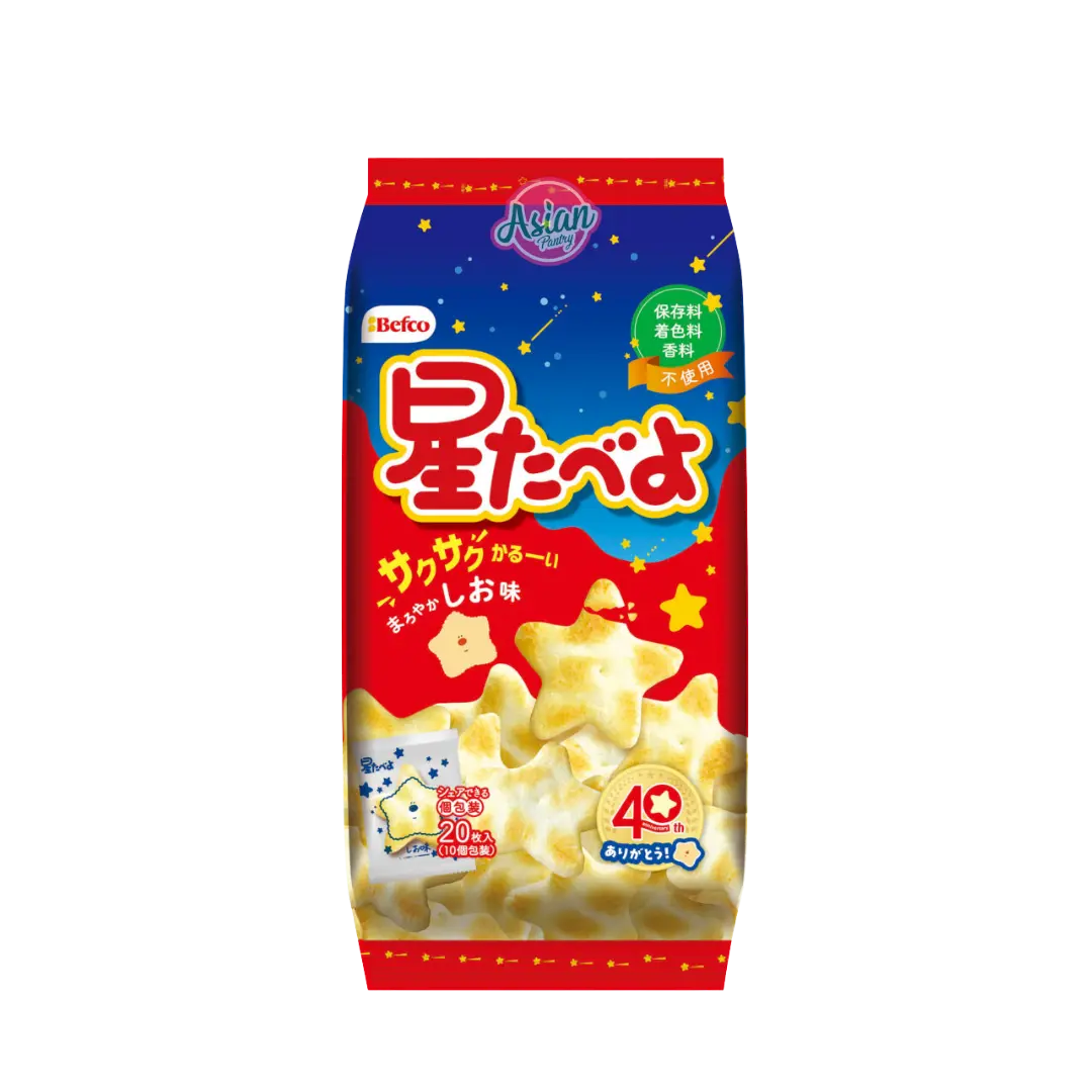 Befco Let's Eat Stars Salt Flavour 80g
