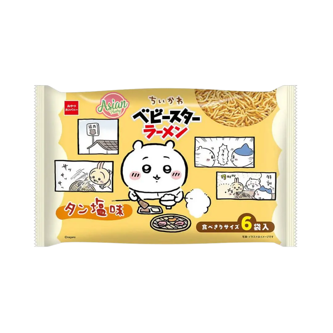 Oyatsu Baby Star Ramen Snack Chiikawa Tongue Salt Flavour 126g
