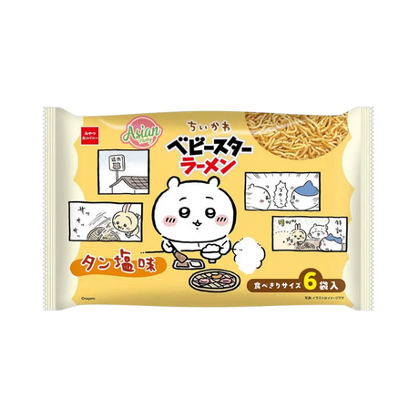 Oyatsu Baby Star Ramen Snack Chiikawa Tongue Salt Flavour 126g