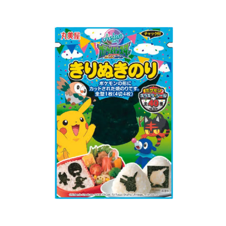 Marumiya Pokémon Cut-Out Nori 3g (4 Sheets)