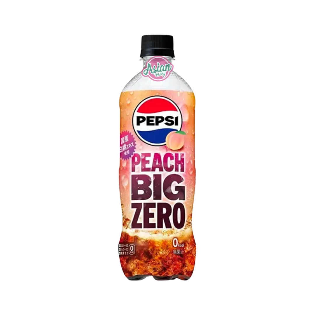 Pepsi Cola Big Zero Peach Flavour 600ml