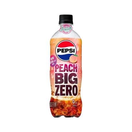 Pepsi Cola Big Zero Peach Flavour 600ml