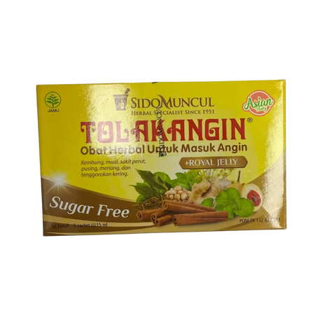 Sido Muncul Tolak Angin Sugar Free ( 5 sachets * 15ml)