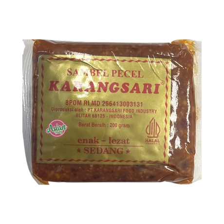 Karangsari Peanut Sauce Dressing Mix - Bumbu Pecel (Medium) 200g
