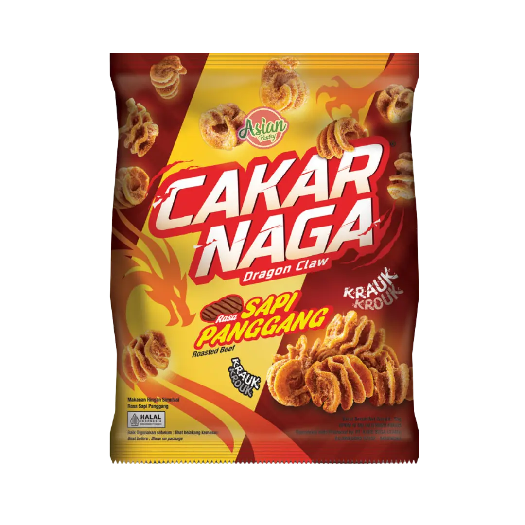 Kobe Snacks - Cakar Naga - BBQ/Sapi Panggang 55g