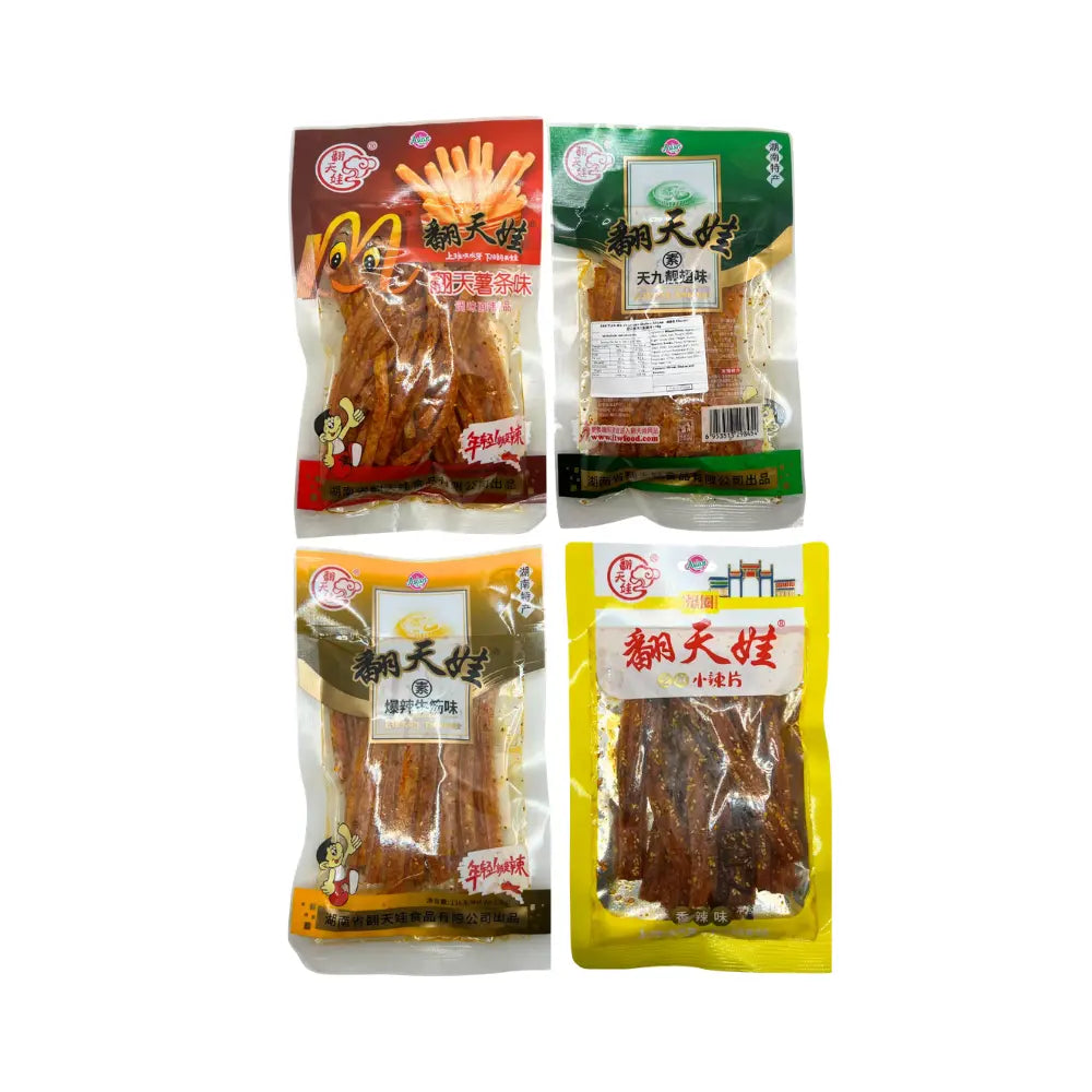 Fan Tian Wa Latiao Variety Pack – 4 Pack 🌶️✨