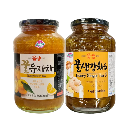 Kotsam Honey Tea Duo – Yuzu & Ginger 🍋🫚