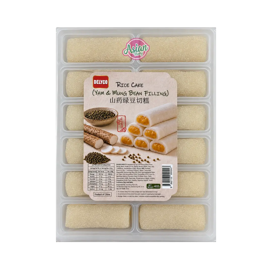 Delyco Rice Cake Yam & Mung Bean Filling 402g