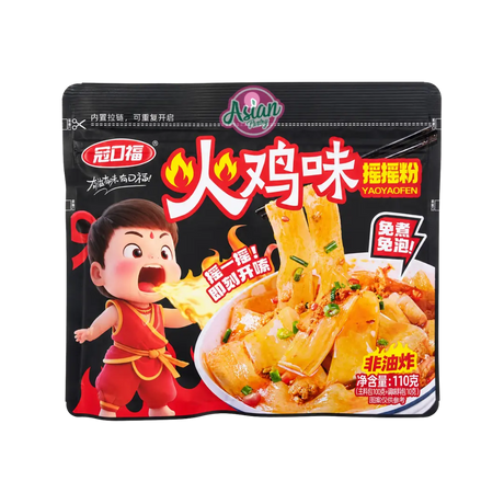 Guankoufu Shake Shake Rice Noodles Spicy Flavour 110g