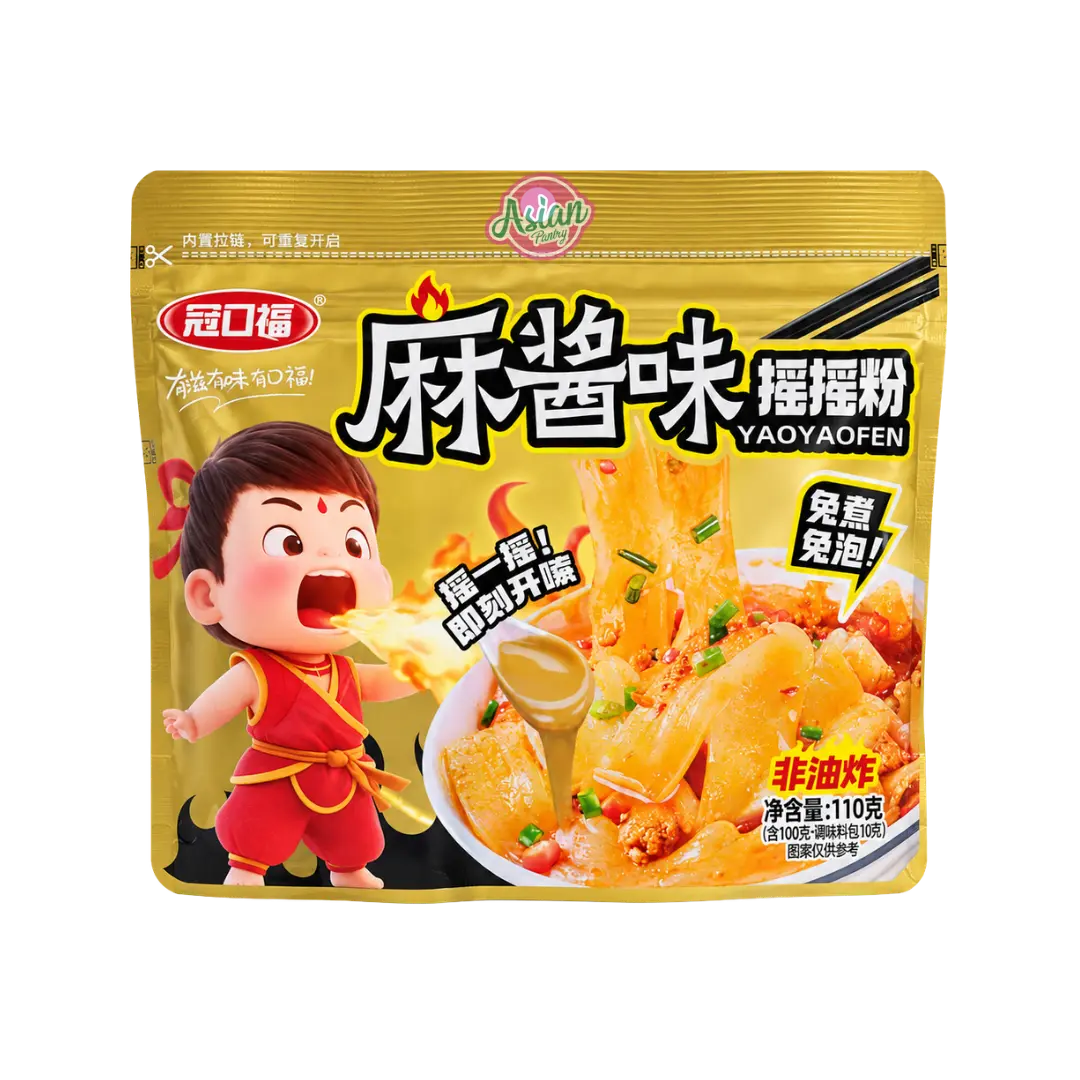 Guankoufu Shake Shake Rice Noodles Sesame Flavour 110g