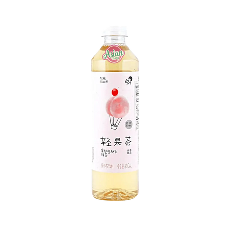 HEYTEA Light Fruit Tea Peach & Cranberry Green Tea 450ml