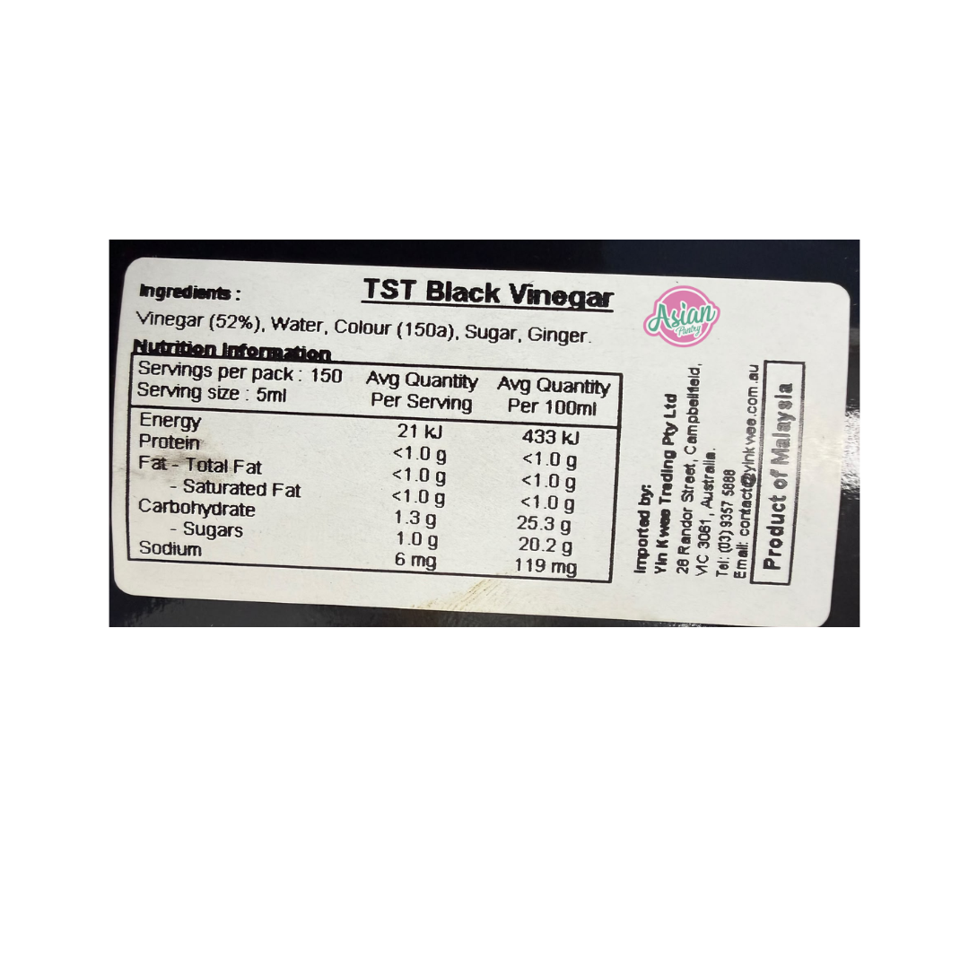 Teen Seong Teen Black Vinegar 750ml