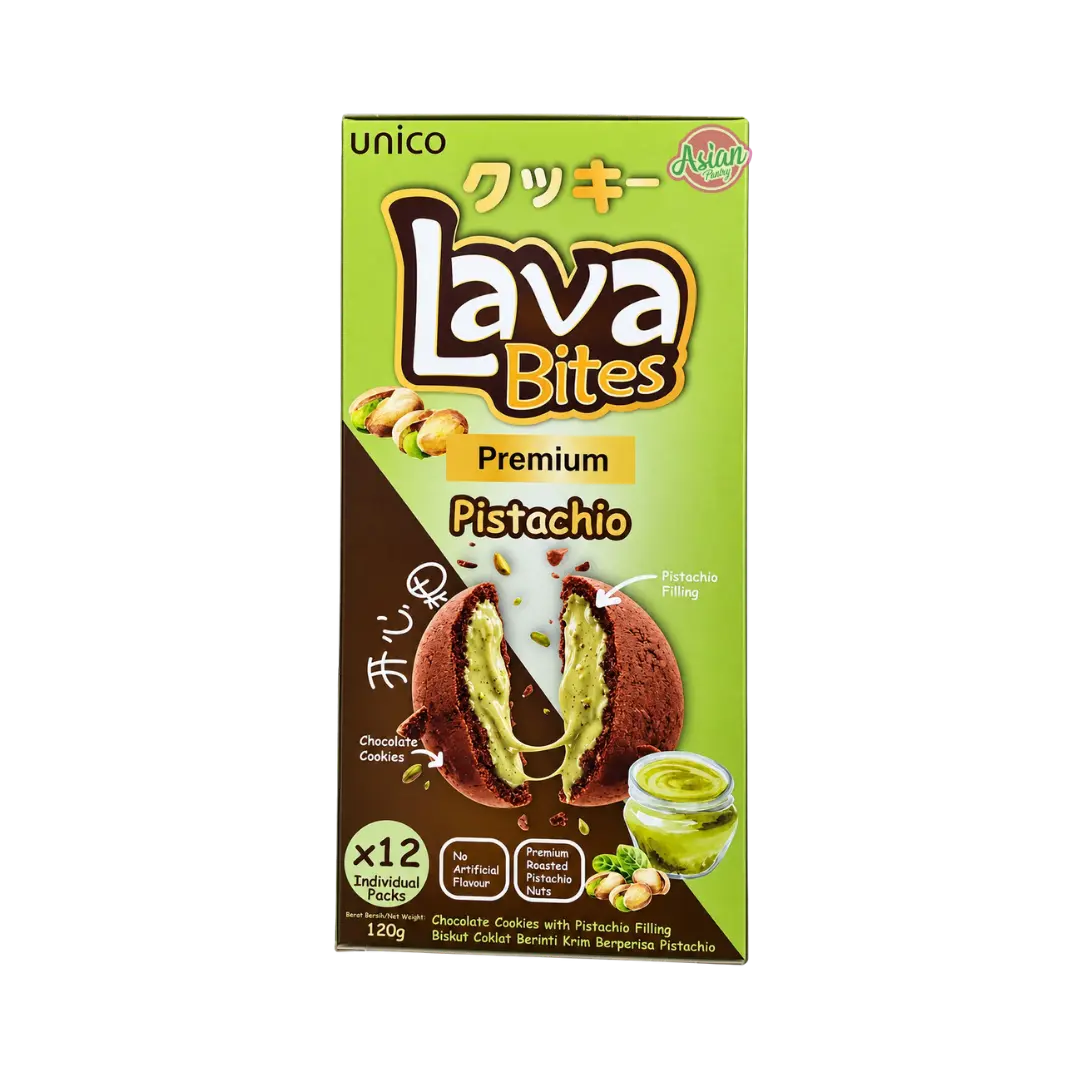 Lava Bites Dark Chocolate Pistachio Family Pack 200g