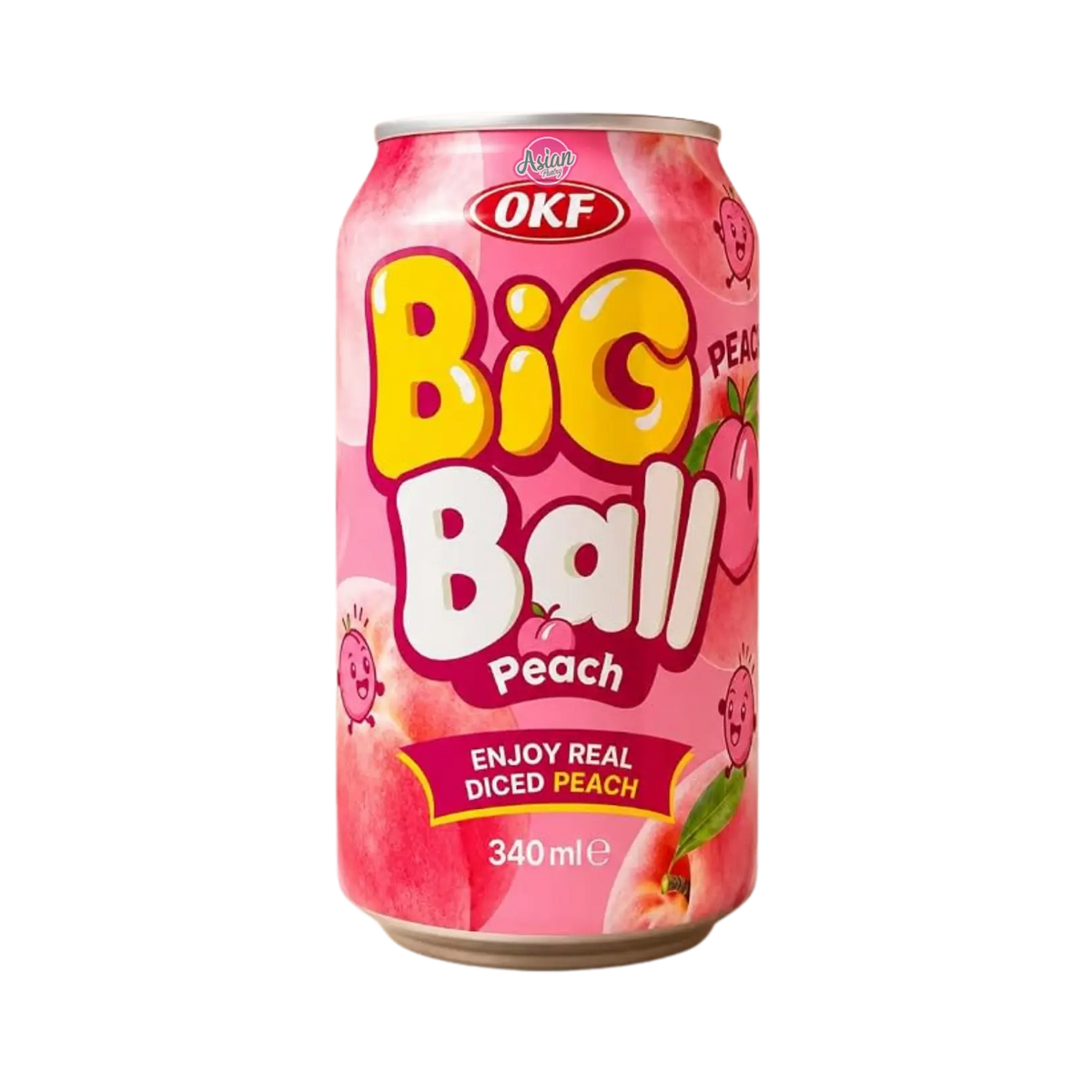 OKF Big Ball Peach Drink 340ml