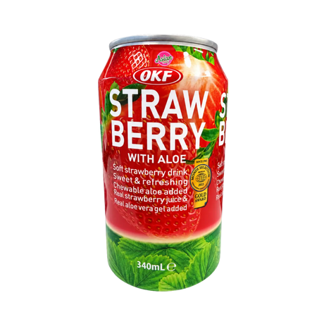 OKF Strawberry Drink with Aloe Vera 340ml