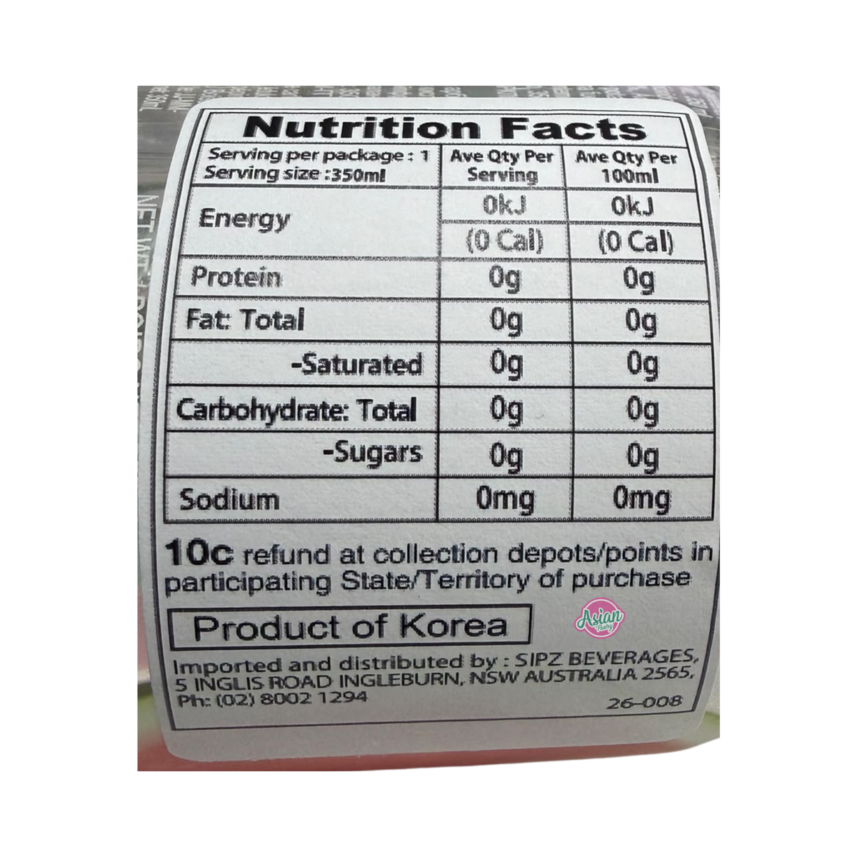 OKF Sparkling Watermelon Zero Sugar 350ml