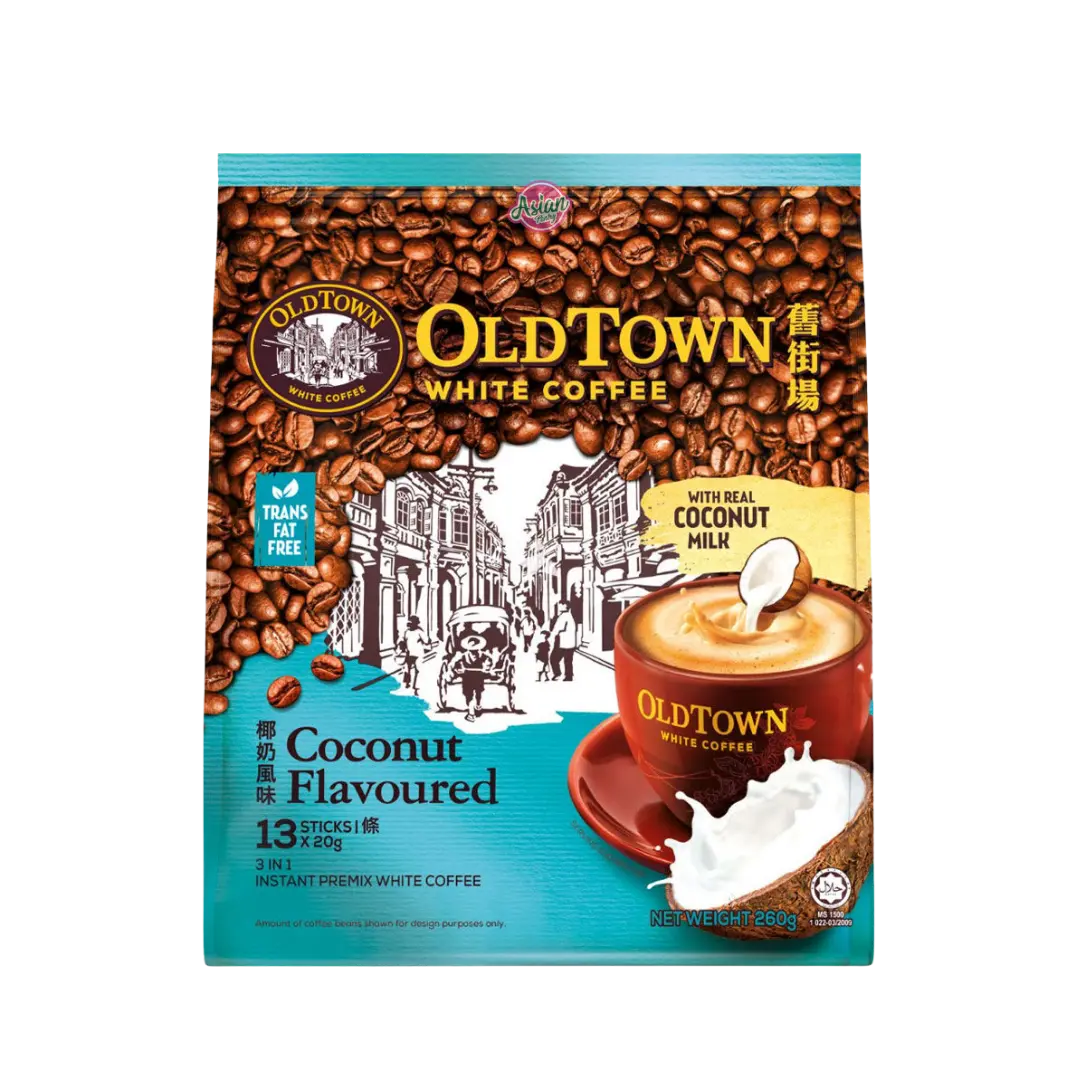 Old Town White Coffee Coconut Flavoured/Perisa Kelapa 260g