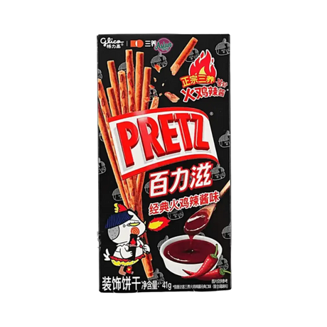 Glico Pretz Classic Buldak Hot Sauce Flavour Biscuit Sticks 41g