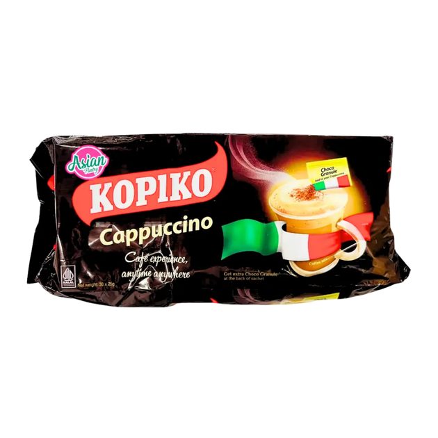 Kopiko Instant Coffee Mix Cappuccino 750g (30 Sachets) – Asian Pantry