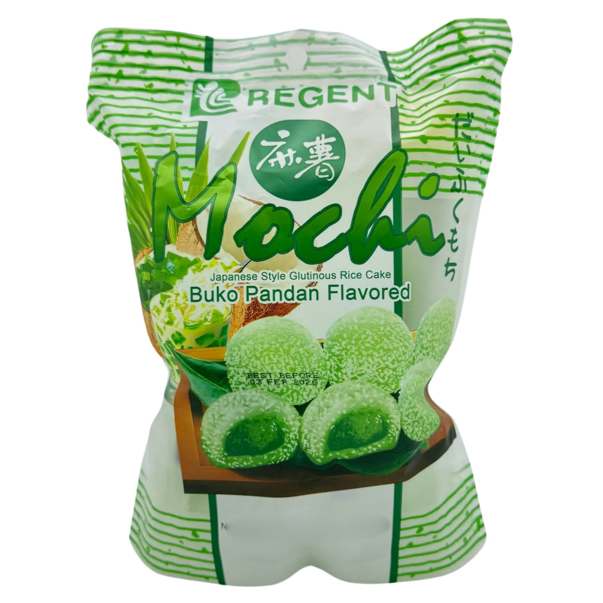 Regent Mochi Buko Perisa Pandan 240g