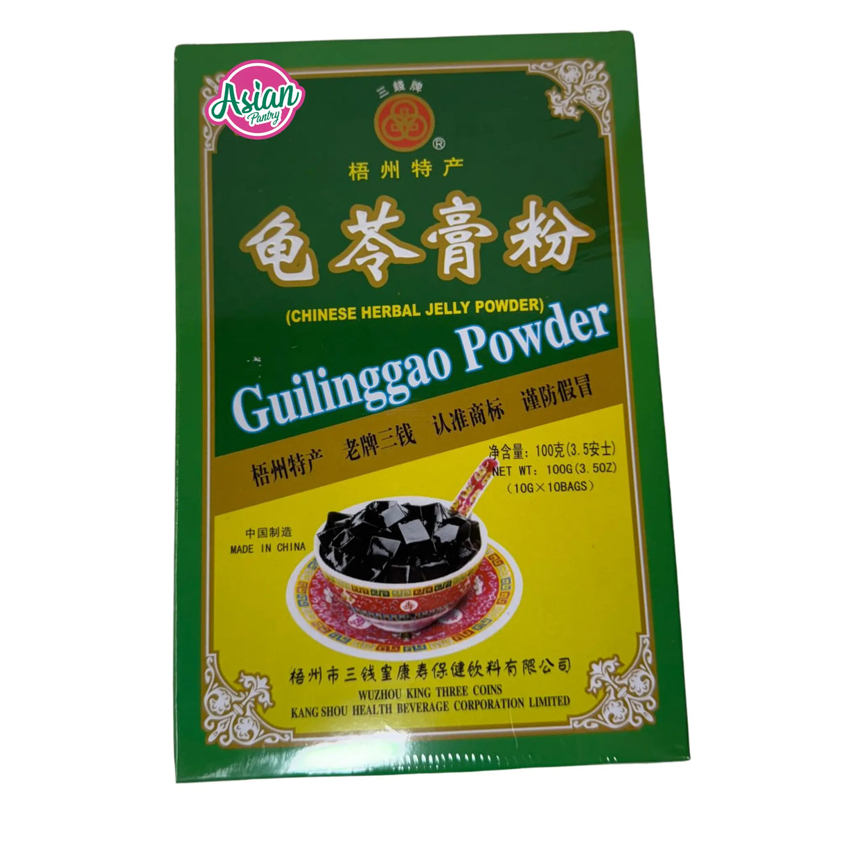Three Coins Guilinggao Powder (Chinese Herbal Jelly Powder) - 10Bags 100g