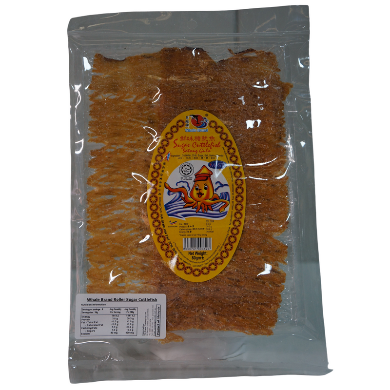 Whale Brand Sugar Rolled Cuttlefish 80g