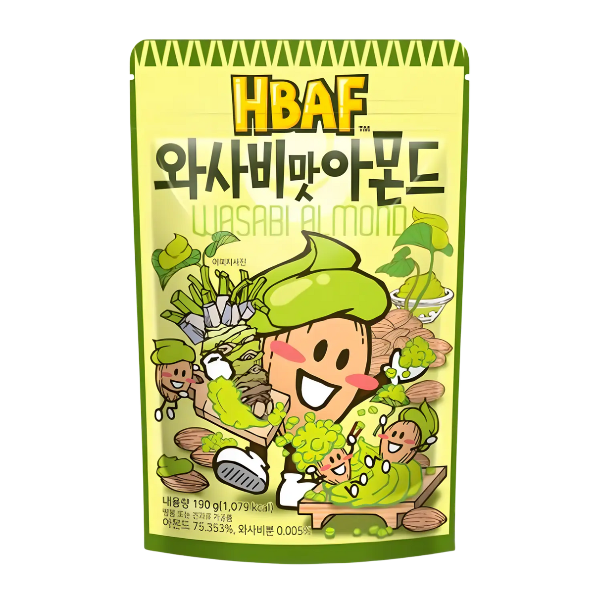 HBAF Wasabi Flavour Almond 190g