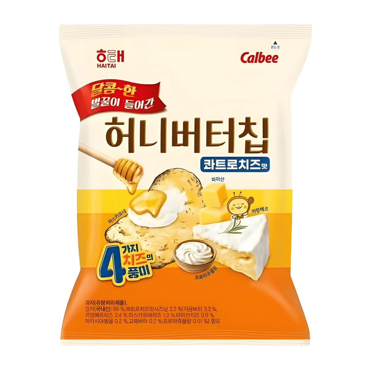 Haitai Honey Butter Chips Quattro Cheese 96g