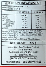 Party Butter Caramel Coated Sweet Potato Chips 120g