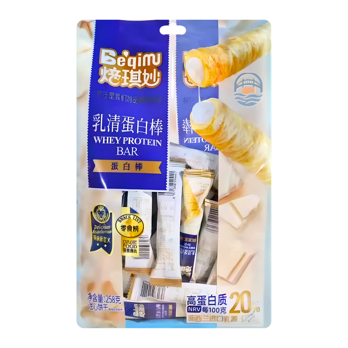 Beqimi Whey Protein Bar 258g