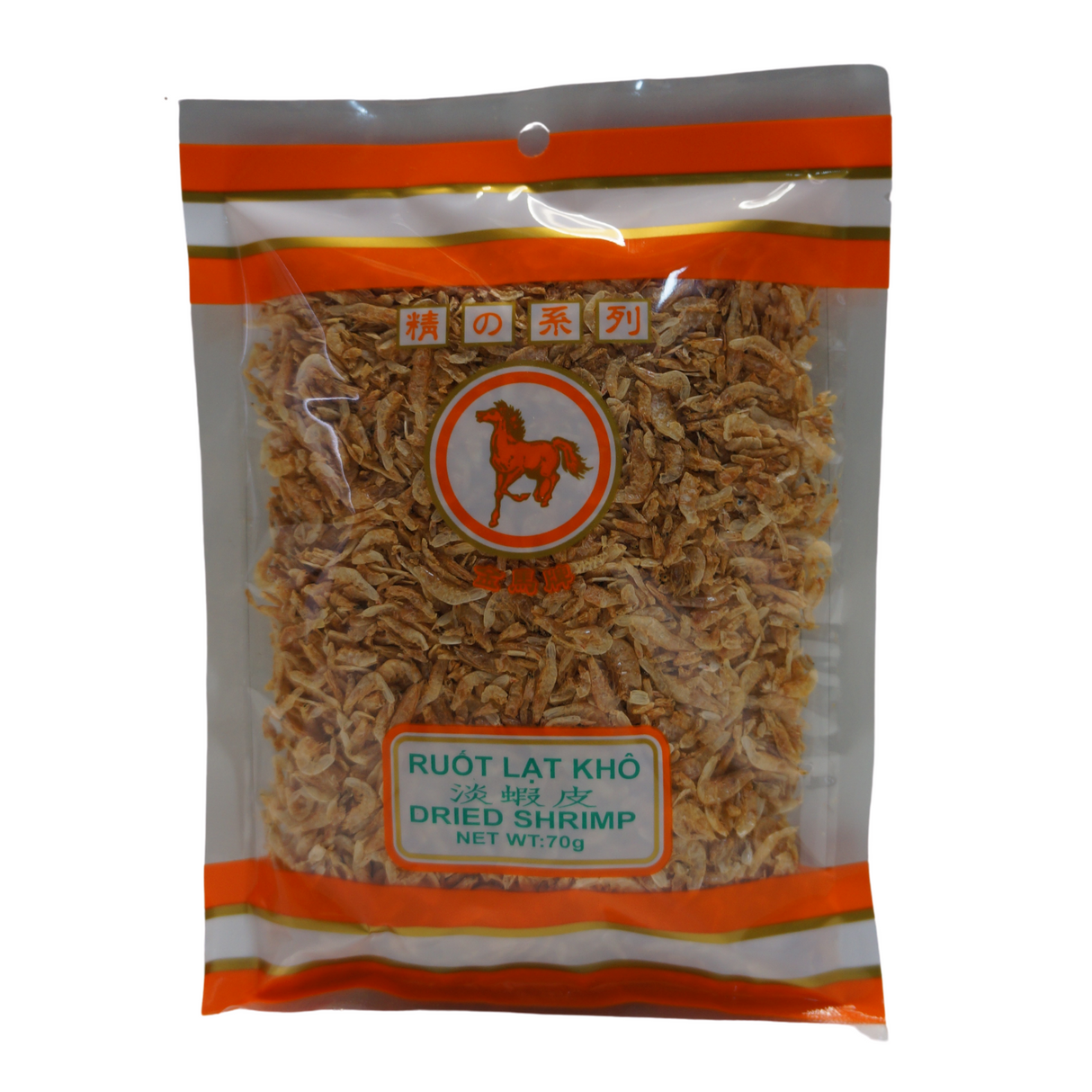 Horse Brand Dried Shrimp Skin 70g Front