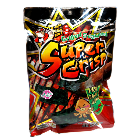 Tao Kae Noi Grilled Seaweed Hot Chilli Squid 24g Front