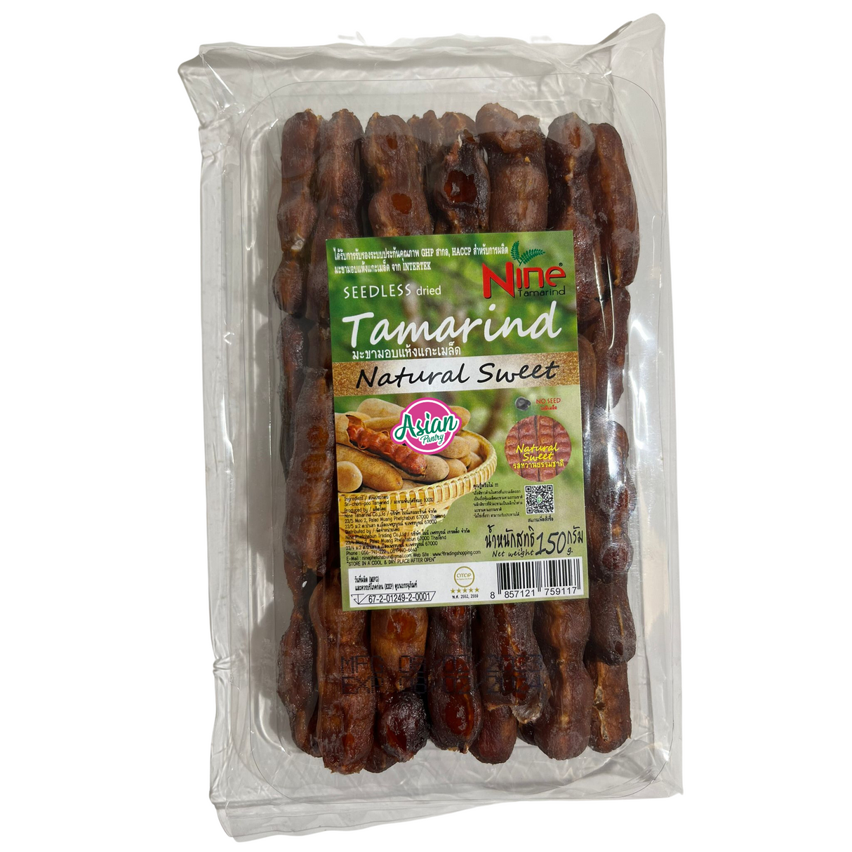 Nine Tamarind Seedless Dried 150g