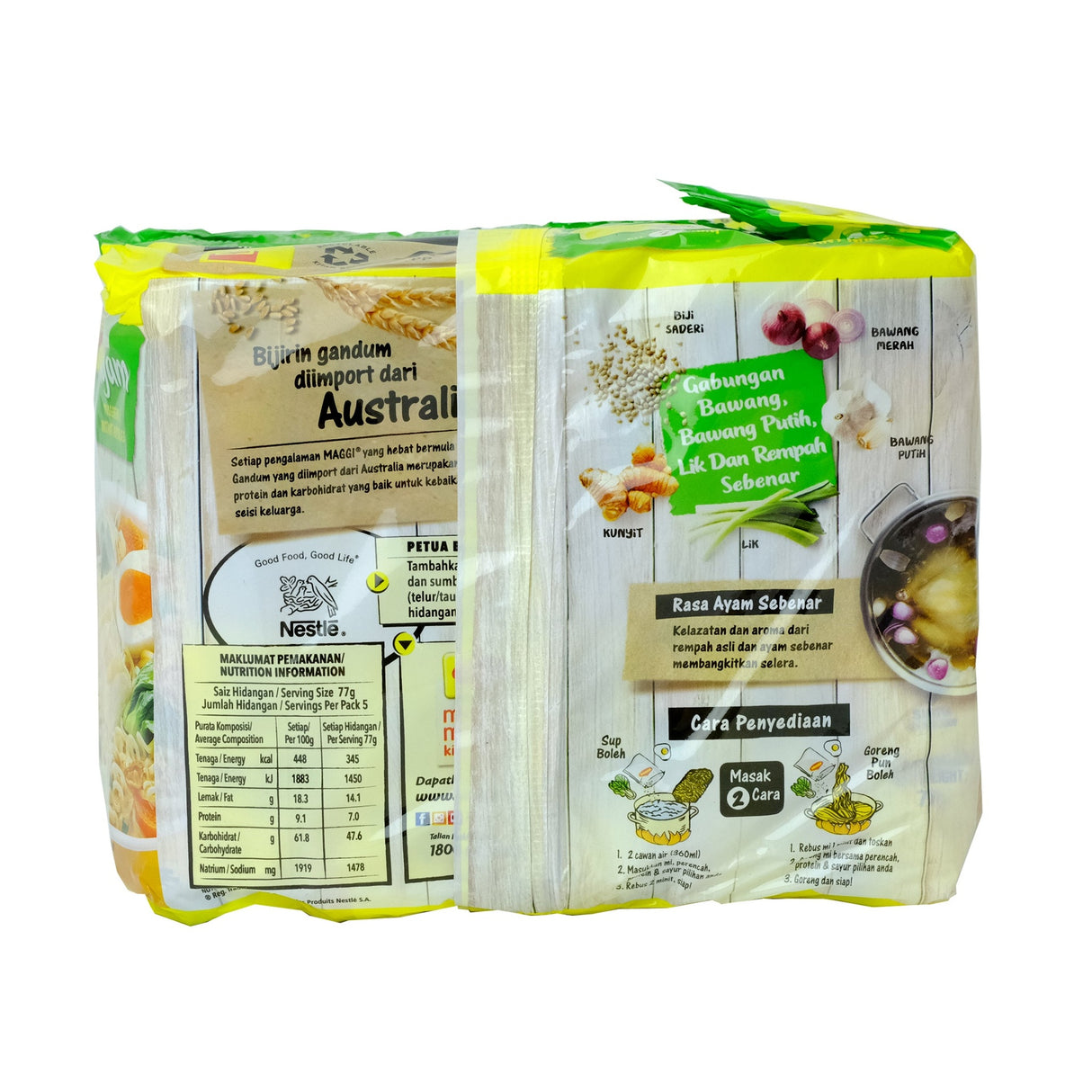 Maggi Mi Goreng Ayam Chicken Noodle Soup