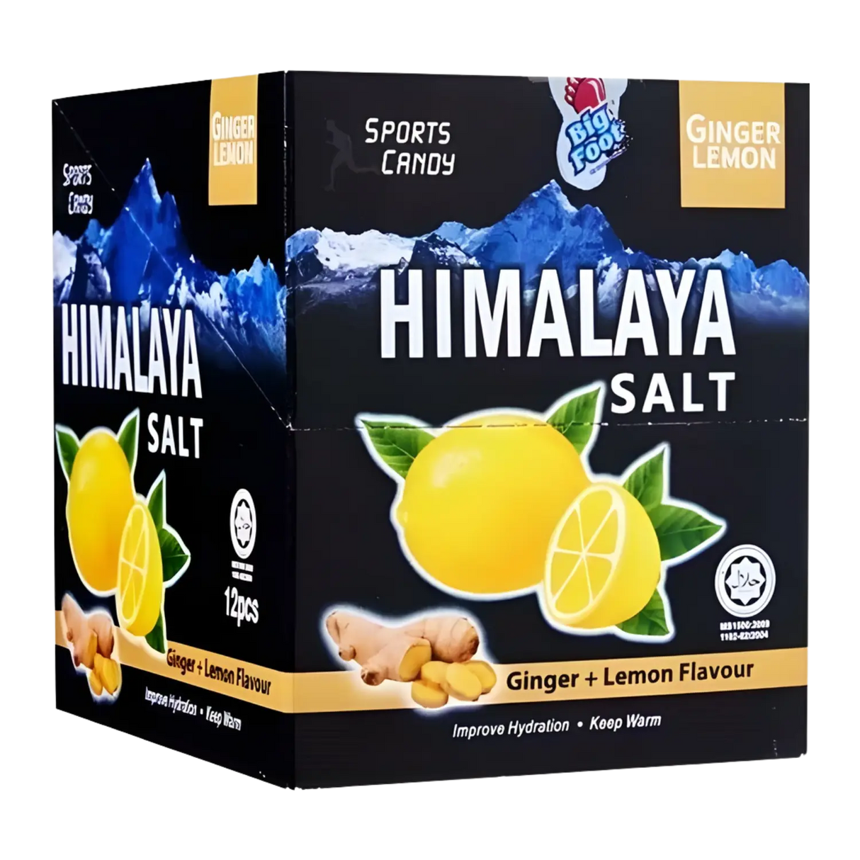 Big Foot Himalaya 盐姜柠檬味糖果 15g