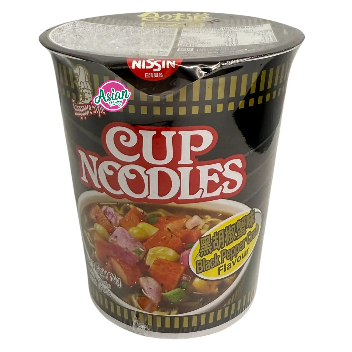Nissin Cup Noodle Black Pepper Crab Flavour 74g