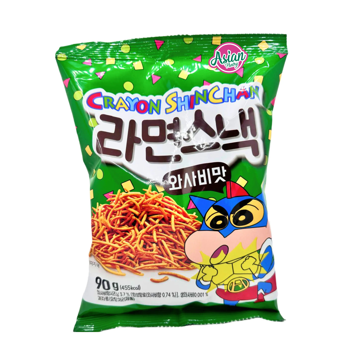 Crayon Jjang-Gu Ramen Snack (Wasabi Flavour) 90g