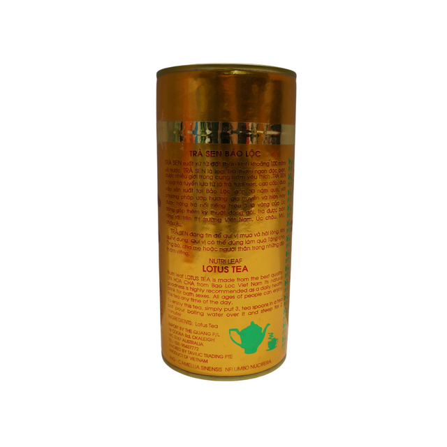 Nutrileaf Tra Sen Lotus Tea 100g Back