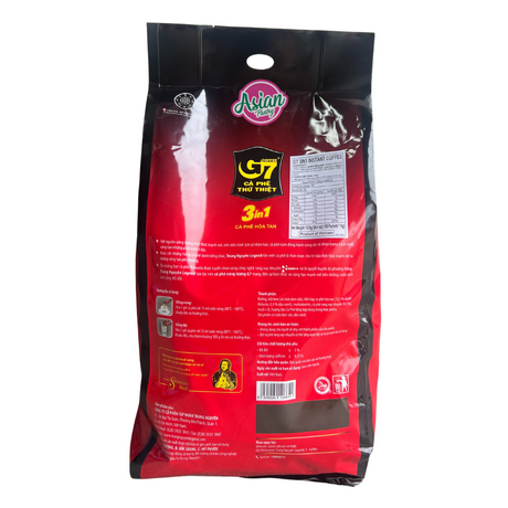 Trung Nguyen G7 3in1 instant coffee bag 100 sticks (Local) 1600g