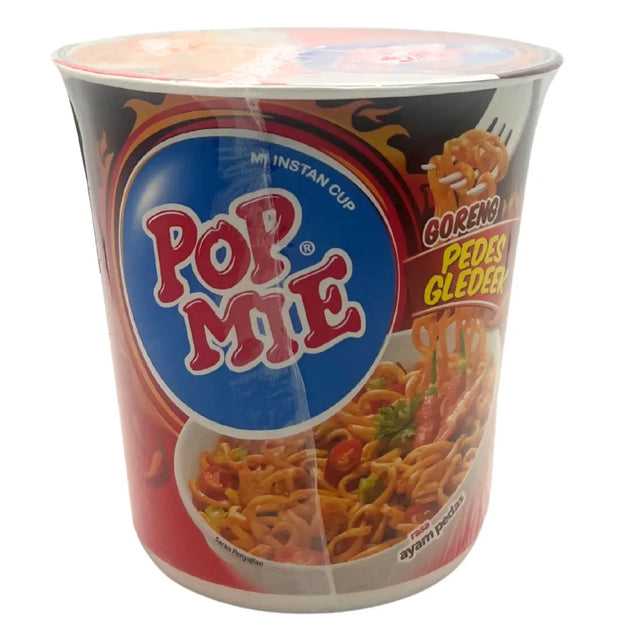 Indomie PopMie Instant Cup Fried Noodle Extra Hot (Mie Goreng Pedes Gl ...